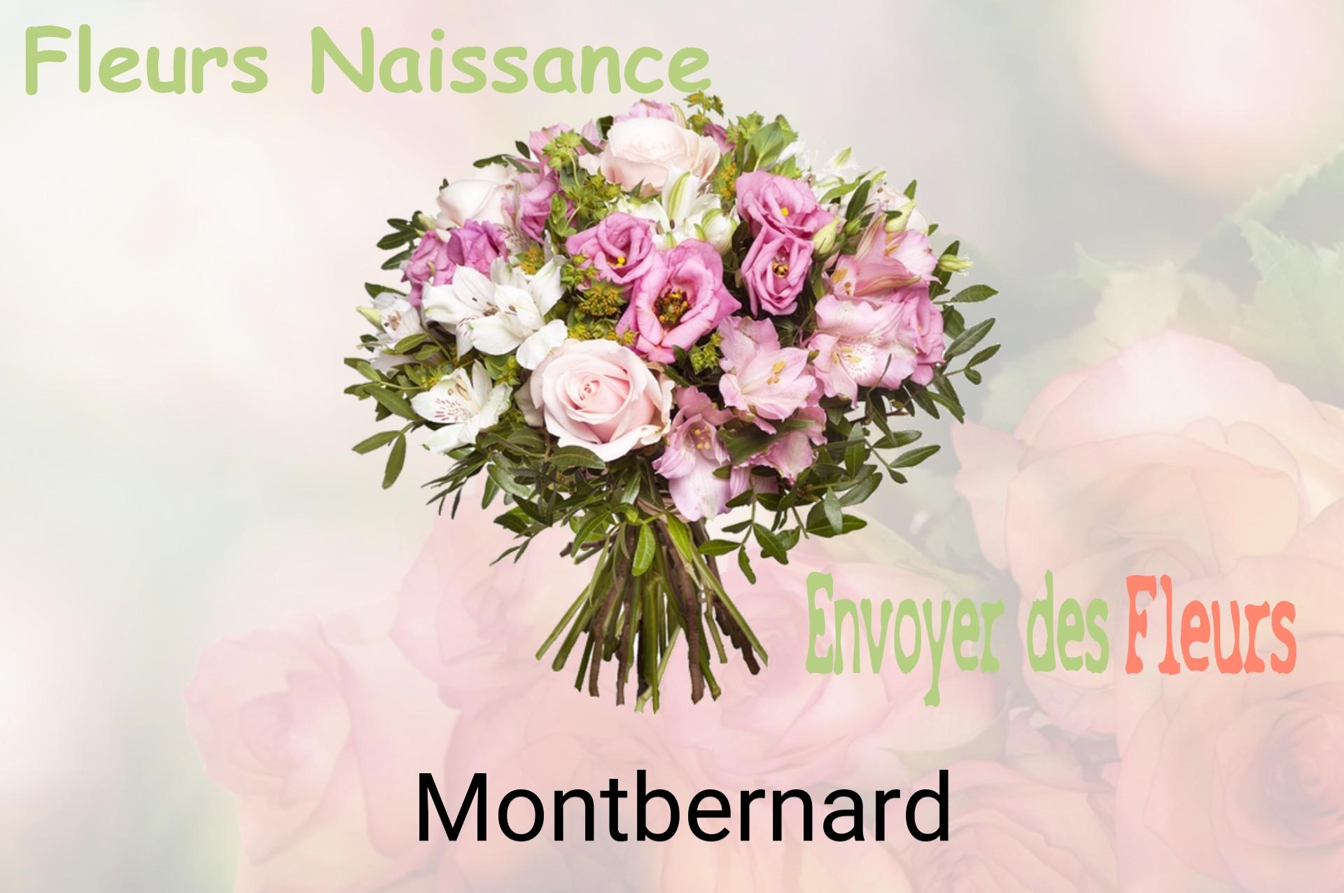 Bouquet de fleurs de naissance livré à Montbernard
